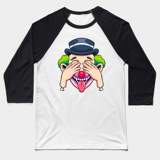 peek a boo clown Baseball T-Shirt